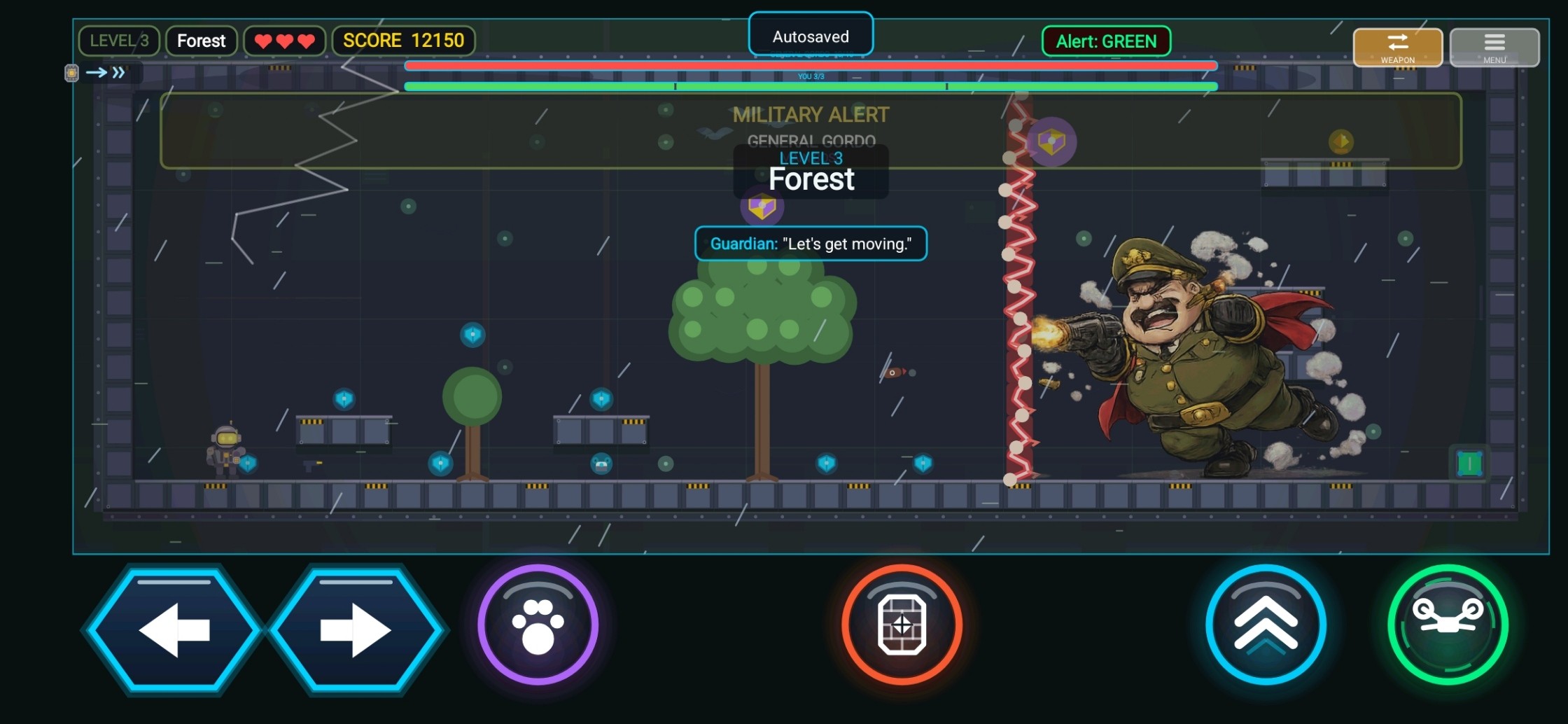 Drone Alert General Gordo boss battle